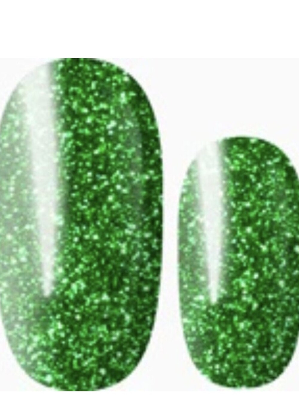 3 for 15 - LILY & FOX - JADE OF MAJESTY Nail Stickers Wrap Strips Green Glitter
